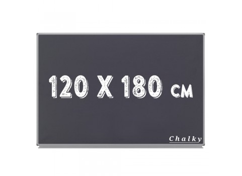 Chalky Kara Tahta Siyah Yüzey 120x180 cm